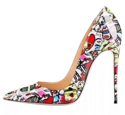 The Ferago Keysha Graffiti Pumps - Image 2