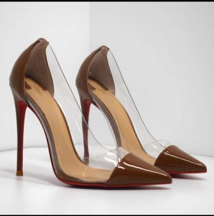 The Ferago Pattern Perspex Pumps - Image 9
