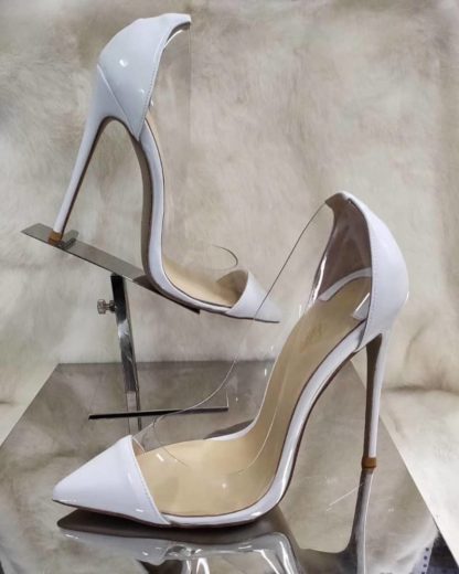 The Ferago Pattern Perspex Pumps - Image 8