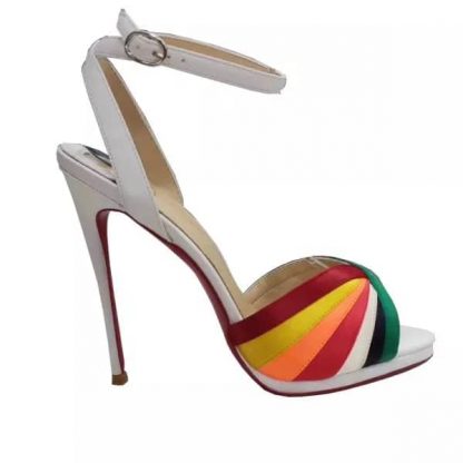 The Ferago Ankle Strap Peep Toes 6