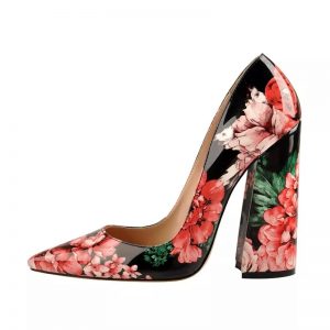 The Ferago Chunky Heel Pumps 5