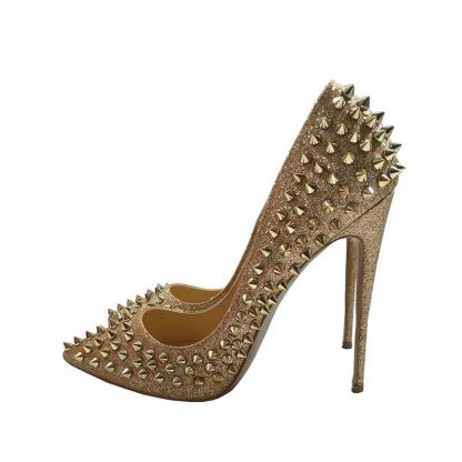 The Ferago Glitter Spike Pumps 3