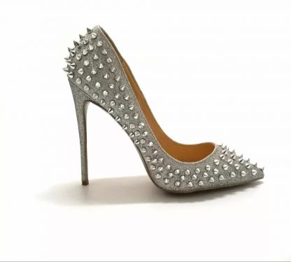 The Ferago Glitter Spike Pumps 6