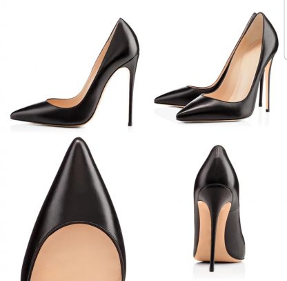 The Ferago Kanika Matte Leather Pumps 2