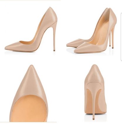 The Ferago Kanika Matte Leather Pumps - Image 3