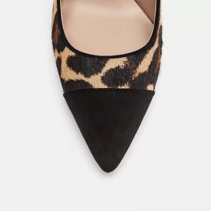 The Ferago Leopard Fur Pumps 3