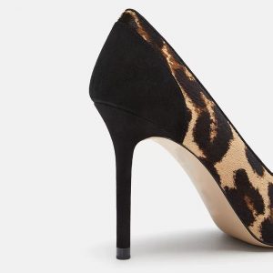 The Ferago Leopard Fur Pumps 4