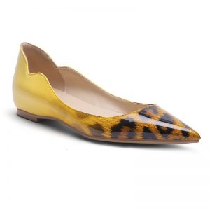 The Ferago Leopard Leather Flats 3