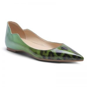 The Ferago Leopard Leather Flats 5