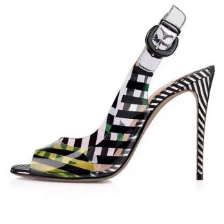 The Ferago Multicolor PVC Heels 1