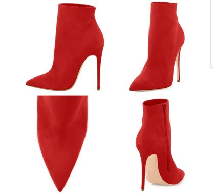 The Ferago PVC Suede Pumps 5