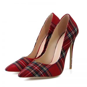 The Ferago Plaid Pumps 2