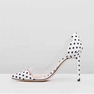 The Ferago Polka Dot PVC Pumps 3