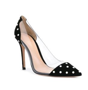 The Ferago Polka Dot PVC Pumps 6