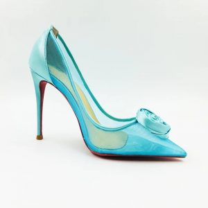 The Ferago Satin Flower Pumps 1