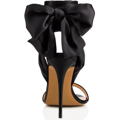The Ferago Satin Sandals - Image 4