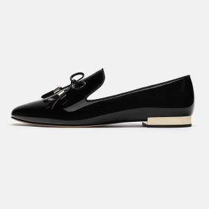 The Ferago Shinning Leather Loafers 3