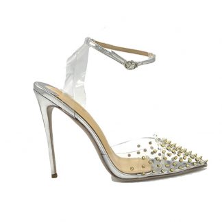 The Ferago Silver Rivet Pumps 1