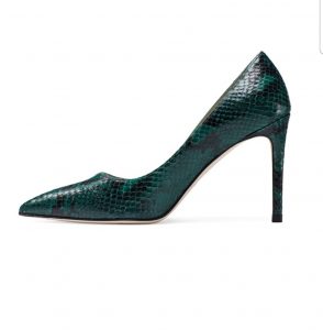 The Ferago Snake Print Pumps 3