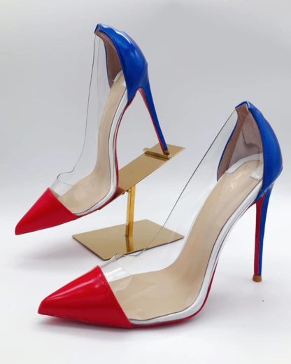 The Ferago Pattern Perspex Pumps - Image 4