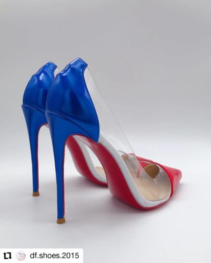 The Ferago Pattern Perspex Pumps - Image 5