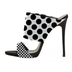 The Ferago Polka Dot Retro Mules 1