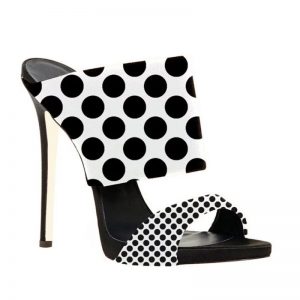 The Ferago Polka Dot Retro Mules 2