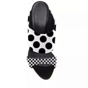 The Ferago Polka Dot Retro Mules 3