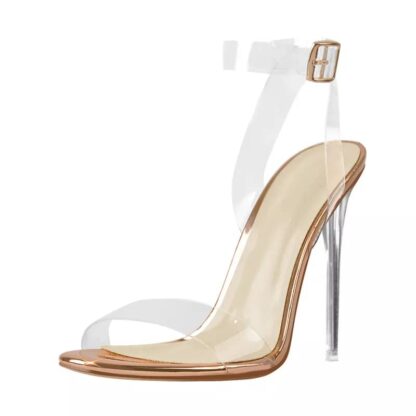 The Ferago Kema Clear Sandals