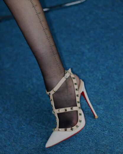 The Ferago Luisa Studded Sandals - Image 13