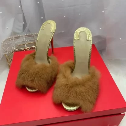 The Ferago Talia Fur Mules
