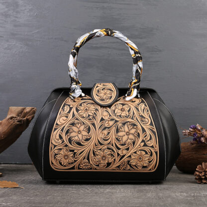 Nadima Carvings Handbag - Image 3