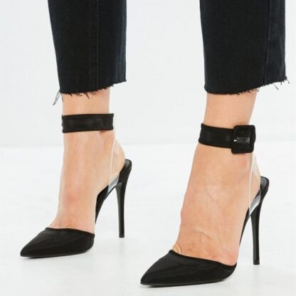 black_clear_heels_pointy_toe_stiletto_heel_slingback_ankle_strap_pumps_1_