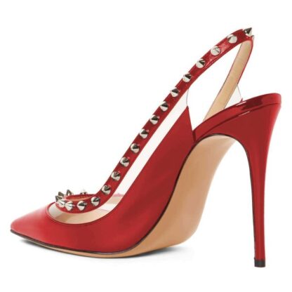 red_clear_pvc_rivets_stiletto_heel_slingback_pumps_2_